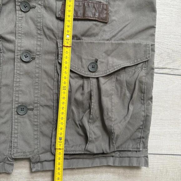 Woodland Adventure Gear Utility Vest Olive Green Sz M Outdoor Multi Pocket Hike - Picture 3 of 9